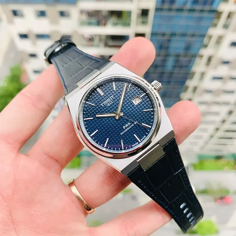 Tissot PRX Swiss Powermatic 80 Blue Dial Men's Watch- T137.407.16.041.00